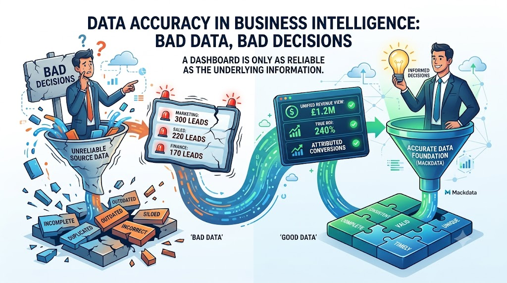 Data Accuracy in Business Intelligence: Bad Data, Bad Decisions